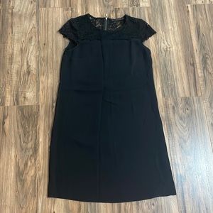 Zara elegant midi black dress